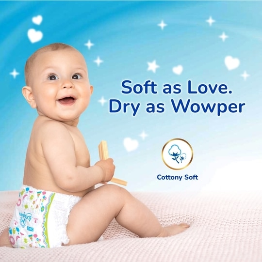 Wowper Fresh Baby Diaper Pants  |  Extra Large (XL) Size - 56 Pieces 14-17 Kg | Pack of 1 | Wetness Indicator  | Upto 12 Hrs Absorption  |