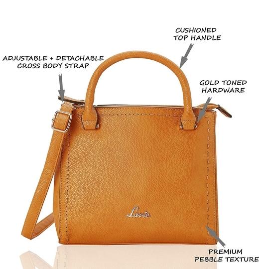 LAVIE OMNIA MED SATCHEL Yellow Handbags