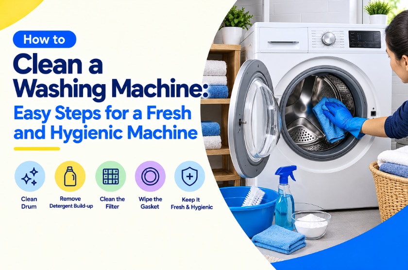 How To Clean A Washing Machine At Home: A Complete Guide