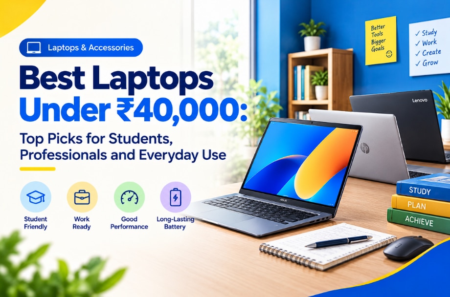 Best Laptop Under Rs. 40,000: Top Picks for Students, Work and Coding