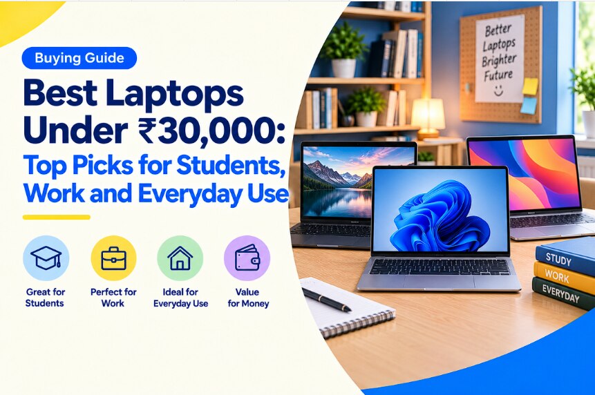 Best Laptops Under ₹30,000: Top Picks for Students, Work and Everyday Use