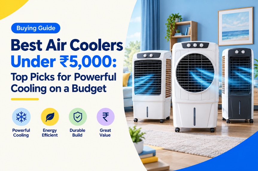 Best Air Coolers Under Rs. 5,000: Top Picks for Powerful Cooling on a Budget