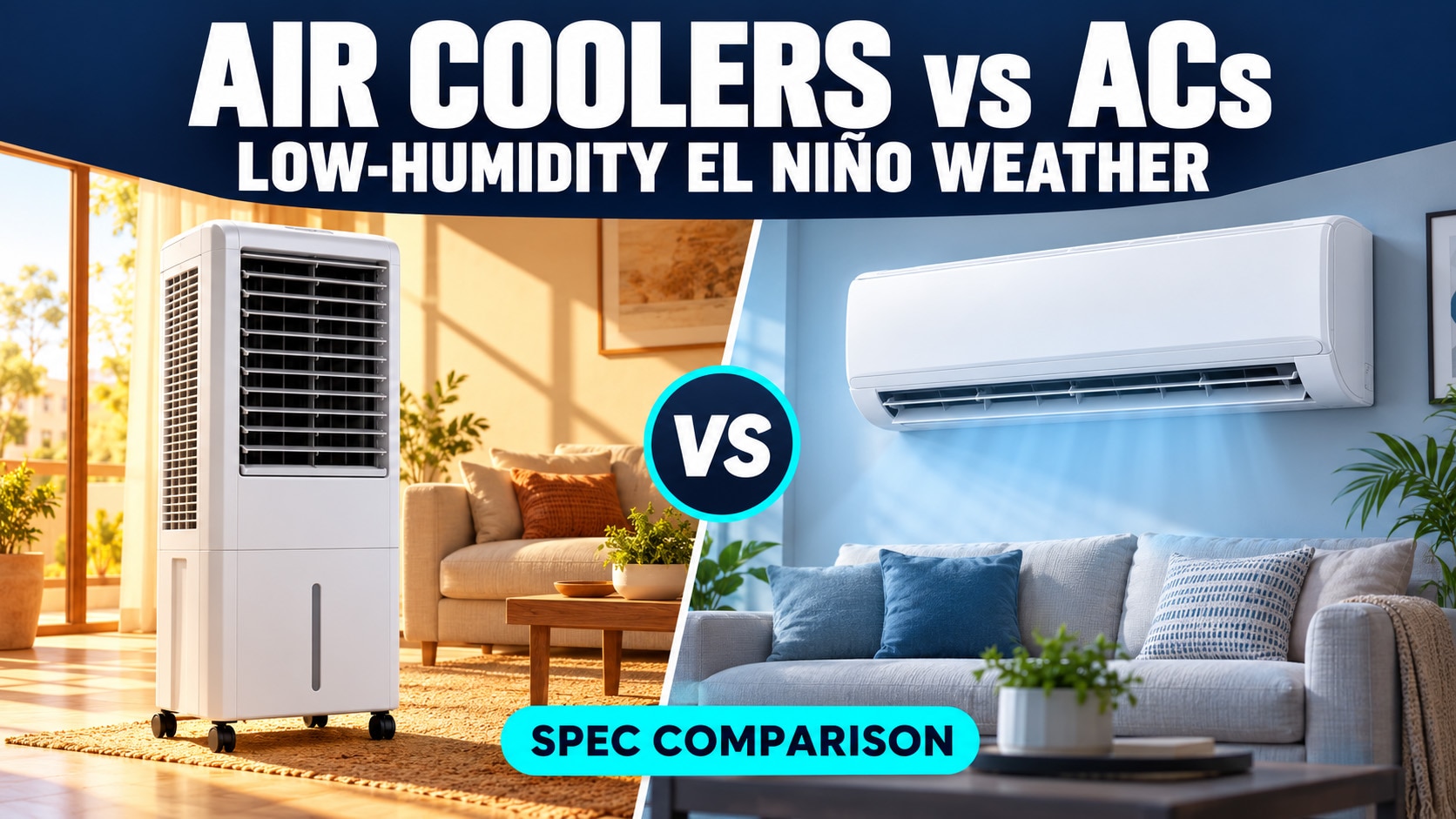 Air Coolers vs ACs in El Niño Weather: Spec Comparison | JioMart