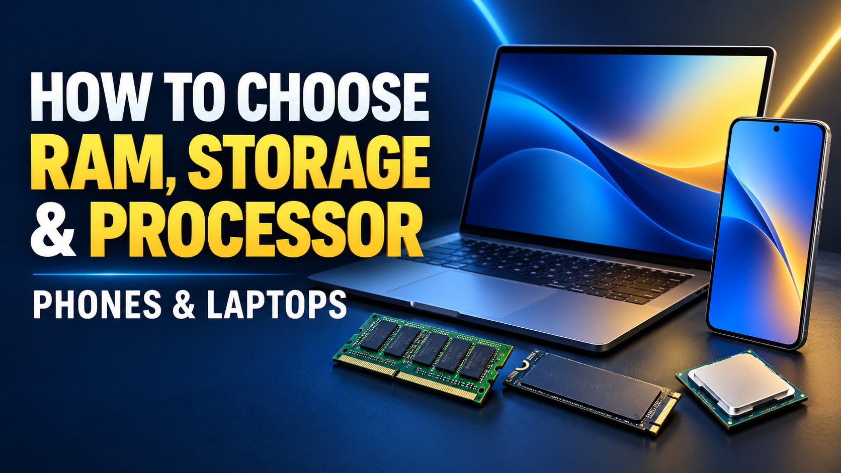 How to Choose RAM, Storage & Processor on Phones and Laptops | JioMart