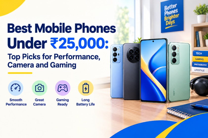 Best Mobile Under Rs. 25,000: Top Phones for Camera, Gaming and 5G