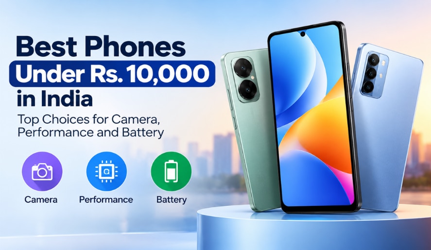 Best Phones Under Rs. 10,000 in India: Top Choices for Camera, Performance and Battery