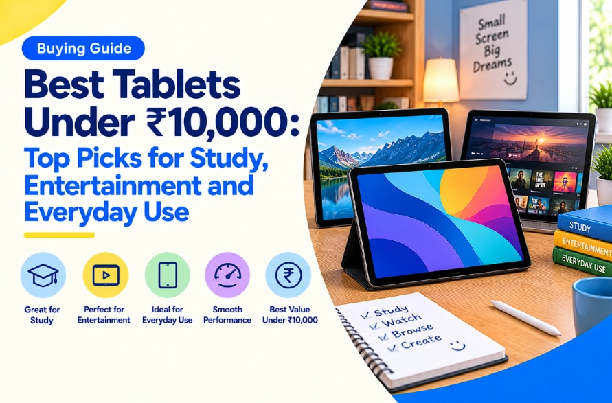 Best Tablet Under 10,000: Top Budget Picks For Students