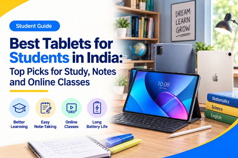 Best Tablets for Students in India: Top Picks for Study, Notes and Online Classes