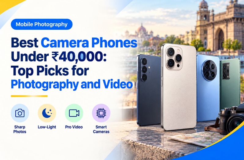 Best Camera Phones Under Rs. 40,000: Top Picks for Photography and Video