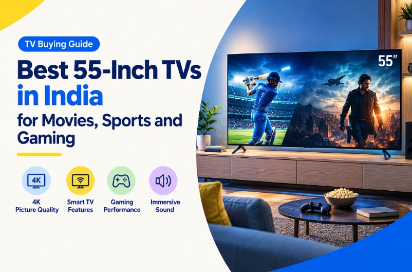 Best 55-Inch TVs in India: Top Picks for Movies, Sports and Gaming